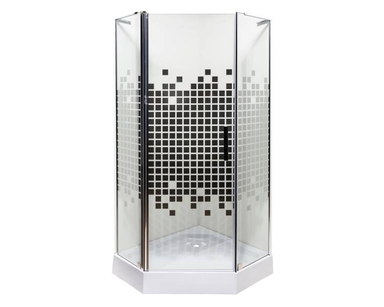 Душова кабіна VIVIA Ethna Puzzle P91 P 90x90x195 мілкий піддон