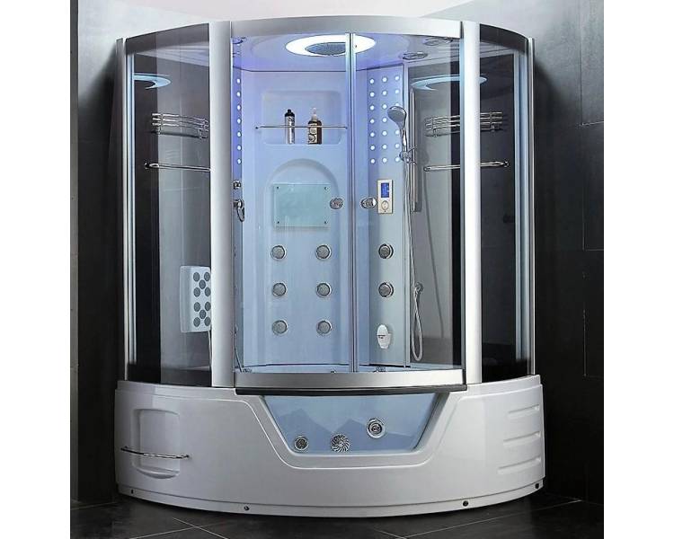 Гидромассажный бокс GOLSTON G-U2212 с парогенератором 1450x1450x2230
