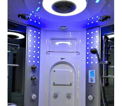 Гидромассажный бокс GOLSTON G-U2212 с парогенератором 1450x1450x2230