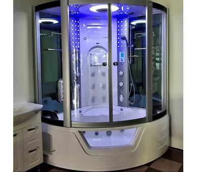Гидромассажный бокс GOLSTON G-U2212 с парогенератором 1450x1450x2230