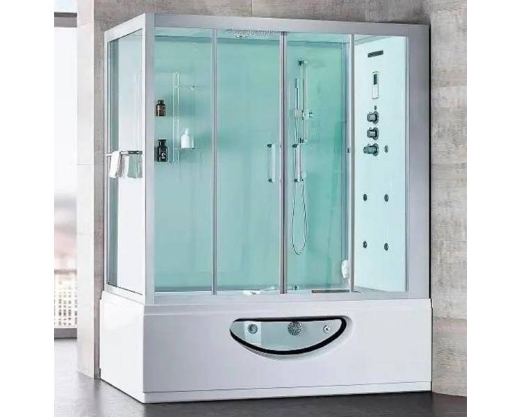 Гідромасажний паровий бокс Golston G-U697 білий 1790х960х2230 мм