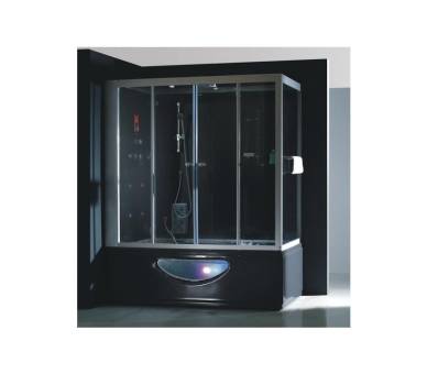 Гидромассажный паровой бокс Golston G-U697 черный 1790х960х2230 мм