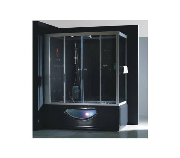 Гидромассажный паровой бокс Golston G-U697 черный 1790х960х2230 мм