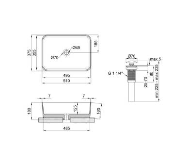 Умывальник Qtap Tern White