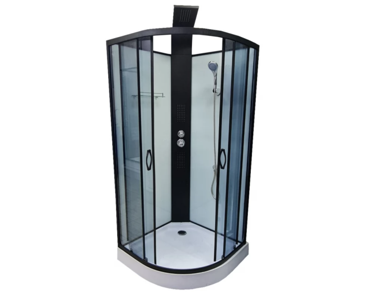 Душовий Бокс Diamond Premium DP-110 90x90 з тропічним душем