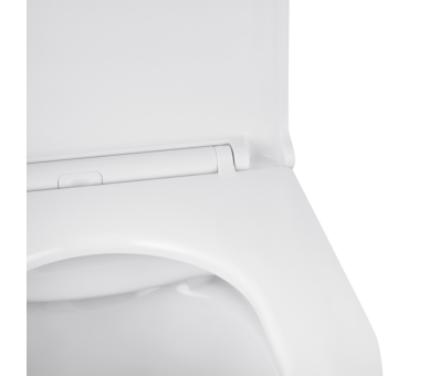 Унитаз подвесной Kroner Harz WHI493736 RIMLESS безоботковый