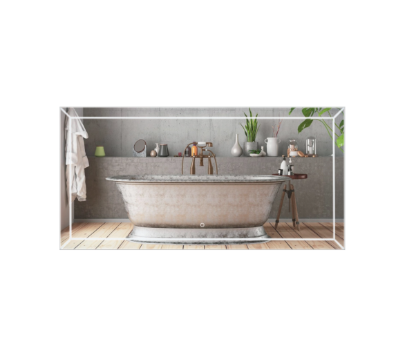 Зеркало Qtap Aries с LED, 1400х700