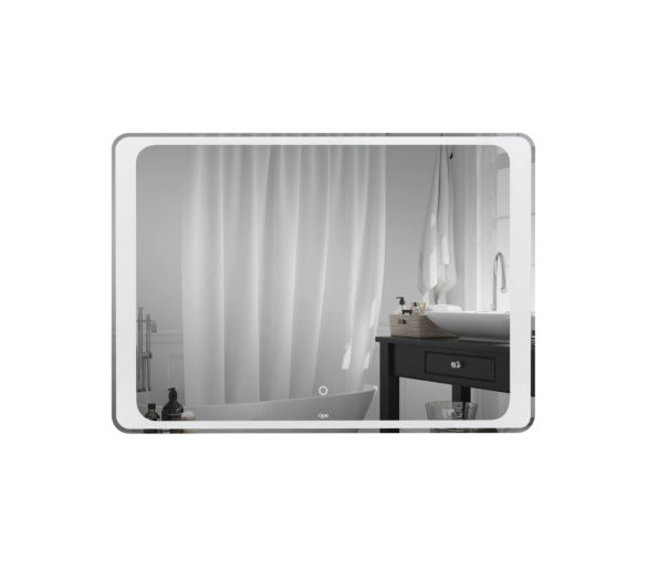 Зеркало Qtap Leo с LED, 1000х700
