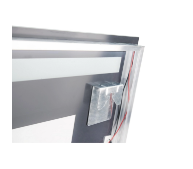 Дзеркало Qtap Mideya (DC-F609) з LED, годинник 1000х600