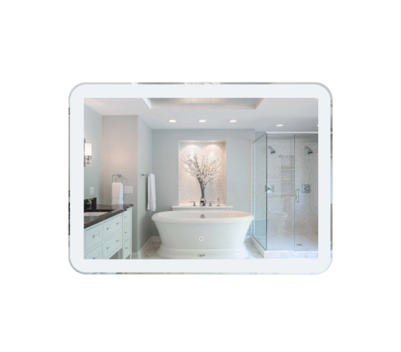 Зеркало Qtap Swan с LED, 1000х700