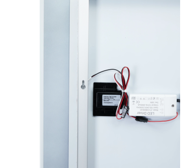Зеркало Qtap Swan с LED, 800х600