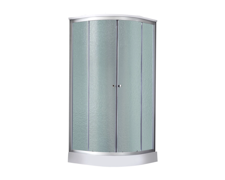 Душовий бокс TANI SB90x90.SAT.LOW.FR, низький, скло Frost 4мм