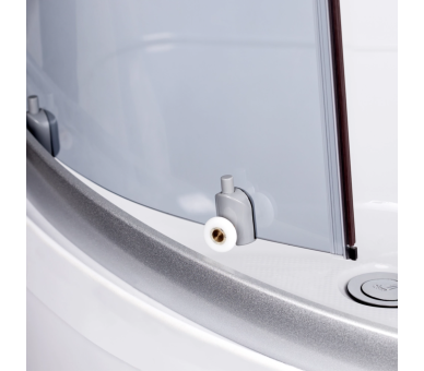 Гидромассажный бокс TANI SBM90x90.SAT.LOW.GR, низкий, стекло тон. 4мм