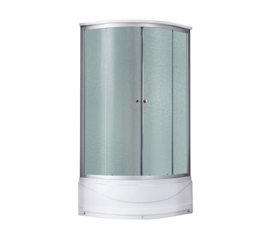 Гидромассажный бокс TANI SBM90x90.SAT.HIGH.FR, высокий, стекло Frost 4мм