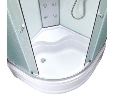 Гідромасажний бокс TANI SBM90x90.SAT.HIGH.FR, високий, скло Frost 4мм