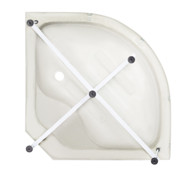 Гідромасажний бокс TANI SBM90x90.SAT.HIGH.FR, високий, скло Frost 4мм