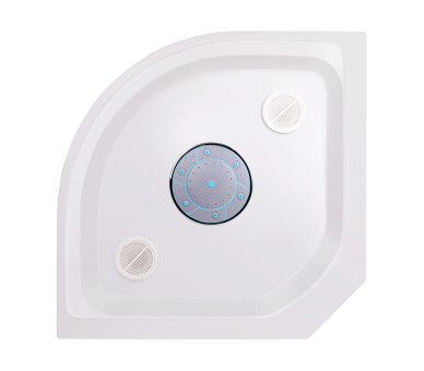 Гидромассажный бокс TANI SBM90x90.SAT.HIGH.FR, высокий, стекло Frost 4мм