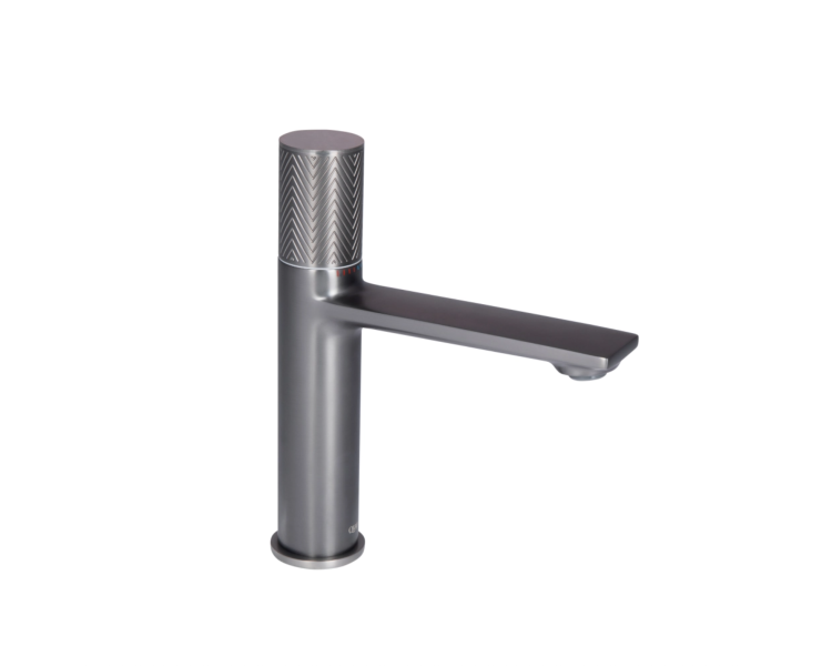 Змішувач для раковини Qtap Brno Gunmetal Black