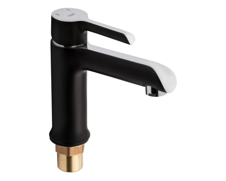 Змішувач для раковини Qtap Grand Black Matt