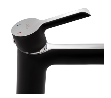Змішувач для раковини Qtap Grand Black Matt
