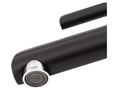 Змішувач для раковини Qtap Grand Black Matt