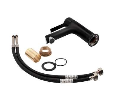 Смеситель для раковины Qtap Grand Black Matt