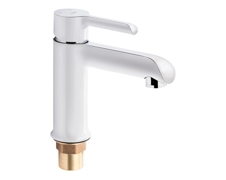 Смеситель для раковины Qtap Grand White