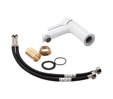 Смеситель для раковины Qtap Grand White