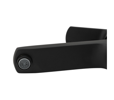 Змішувач для раковини високий Qtap Lipno Black Matt