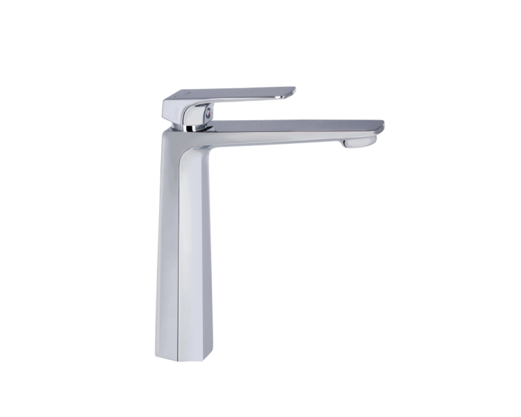 Смеситель для раковины высокий Qtap Matice Chrome