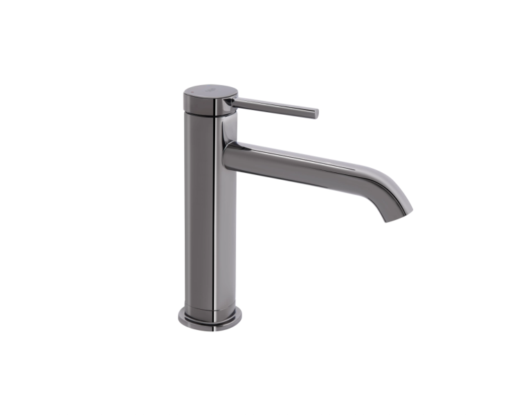 Змішувач для раковини Qtap RobinM Black Chrome