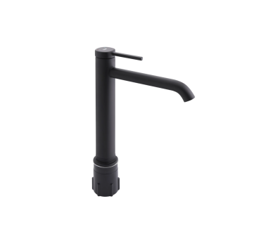 Змішувач для раковини високий Qtap Robin Black Matt