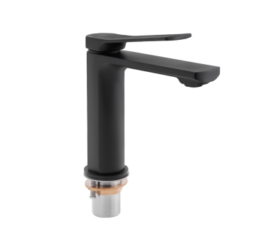 Смеситель для раковины Qtap Slavonice Black Matt