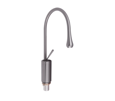 Смеситель для раковины высокий Qtap Virgo Black PVD