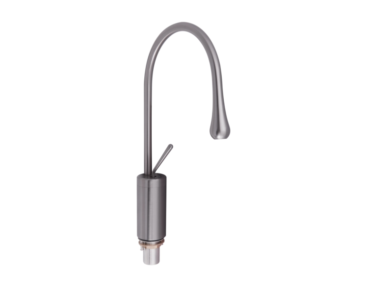 Смеситель для раковины высокий Qtap Virgo Black PVD