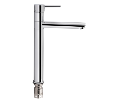 Змішувач для раковини високий Qtap Spring Chrome
