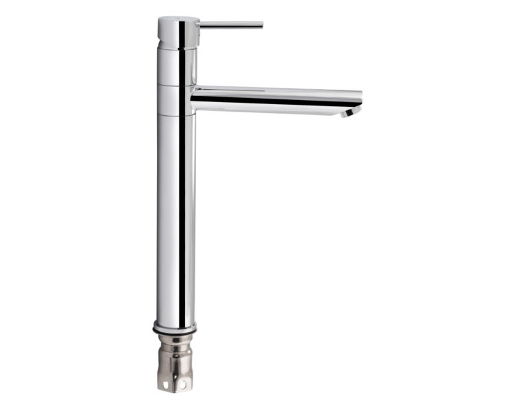 Смеситель для раковины высокий Qtap Spring Chrome