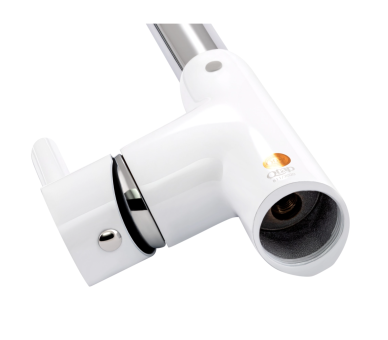 Змішувач для кухні Qtap Grand Chrome/White