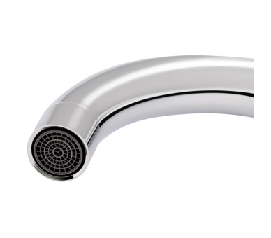 Смеситель для кухни Qtap Grand Chrome/White