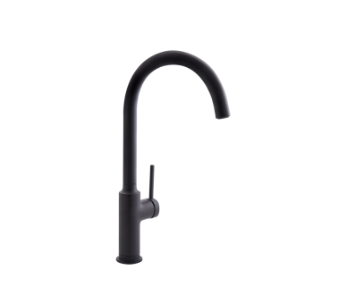 Смеситель для кухни Qtap Robin Black Matt