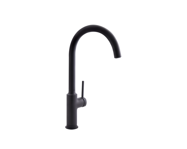 Смеситель для кухни Qtap Robin Black Matt