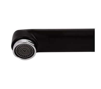Смеситель для ванны длинный Qtap Grand Chrome/Black