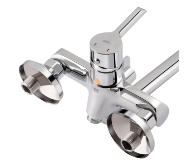 Смеситель для ванны длинный Qtap Grand Chrome