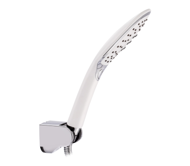 Смеситель для ванны длинный Qtap Grand Chrome/White