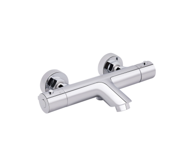 Смеситель для ванны с термостатом Qtap Inspai-Therm Chrome