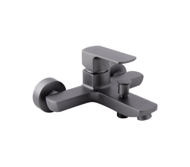 Смеситель для ванны Qtap Lipno Graphite