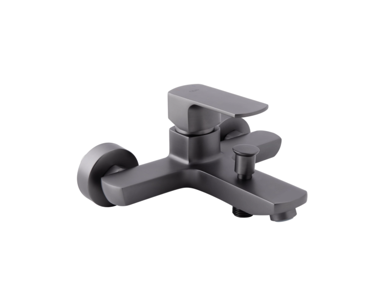 Смеситель для ванны Qtap Lipno Graphite