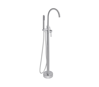 Смеситель для ванны напольный Qtap PodlahaP Chrome