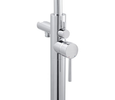 Смеситель для ванны напольный Qtap PodlahaP Chrome