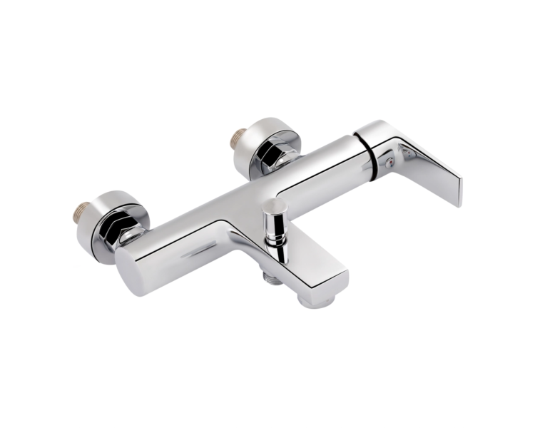 Смеситель для ванны Qtap Stenava Chrome